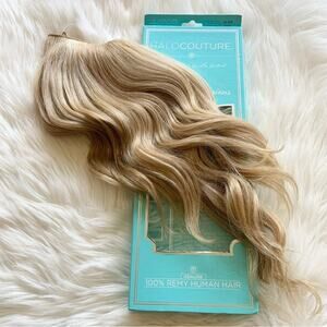 Halocouture Halo Hair Extensions 16 inch Original F112 Warm Blonde w/ Highlights